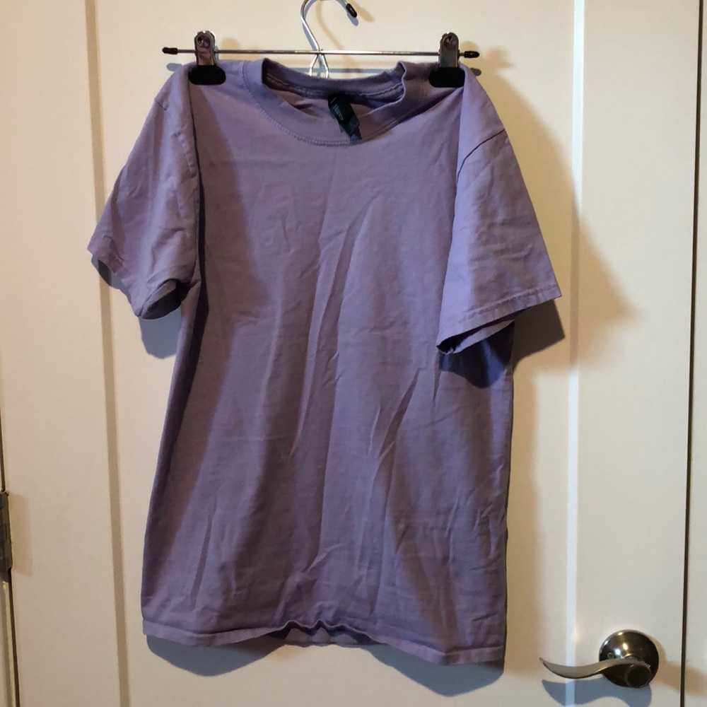 Hanes Lavender Beefy Tee Size Small